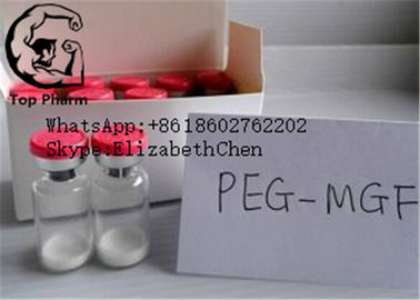 2mg*10vial/kit PEG MGF İnsan Büyüme Hormonu Peptid CAS 108174-48-7 Beyaz gevşek liyofilize toz.