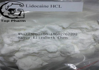 Lidokain Hidroklorür CAS 73-78-9 Ağrı Kesici İlaç İlaç Hammaddeleri beyaz toz