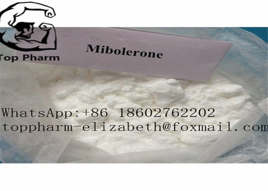 Mibolerone Oral Anabolik Steroidler CAS 3704-09-4 Kas Büyüme Hormonu Beyaz toz %99 saflık
