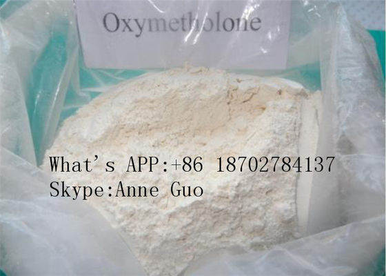 Kas Kazanmak İçin Beyaz Kristal Oxymetholone Tozu CAS 434-07-1