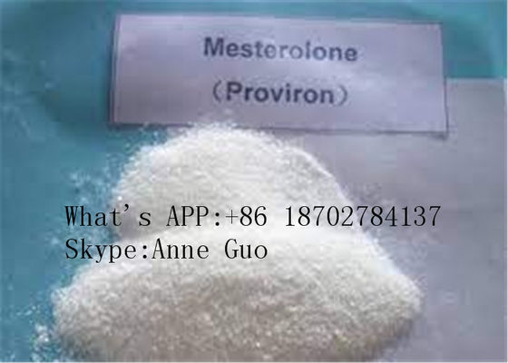 Vücut Geliştirme CAS 1424-00-6 Proviron Mesterolone Beyaz Anabolik Steroidler
