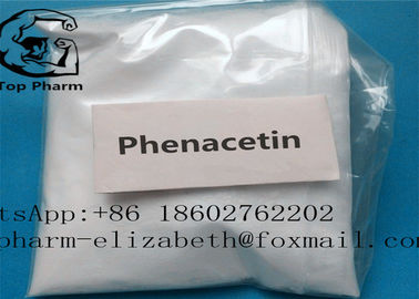 Phenacetin 1-Asetamido-4-Ethoxybenzene CAS 200-533-0 Analjezik Beyaz Kristal Toz Veya Renksiz Kristaller %99 saflık